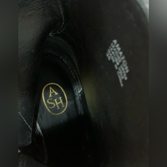 ASH Black, Platform Ankle Boots. - Picture 10 of 12